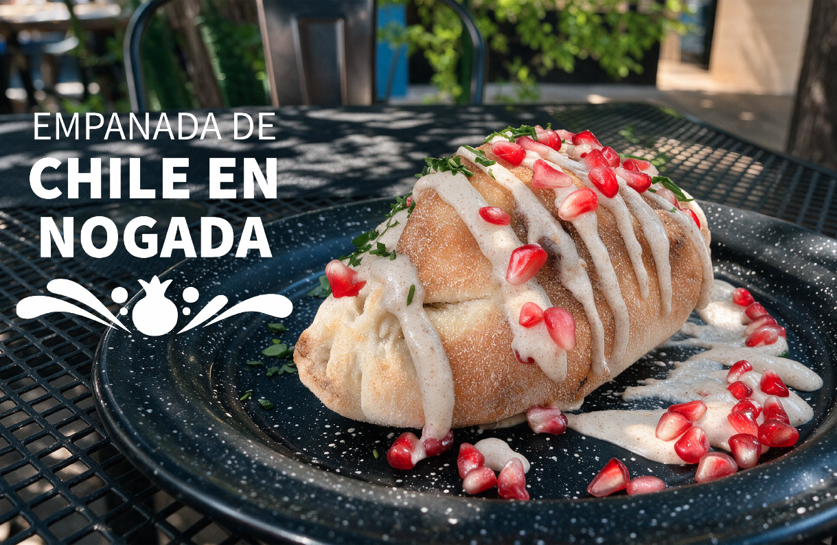 Empanada de Chile en Nogada